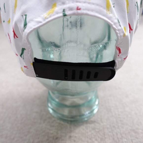 Drive Chip Putt Hat White Embroidered All Over Print Strapback USGA Masters - Picture 3 of 5
